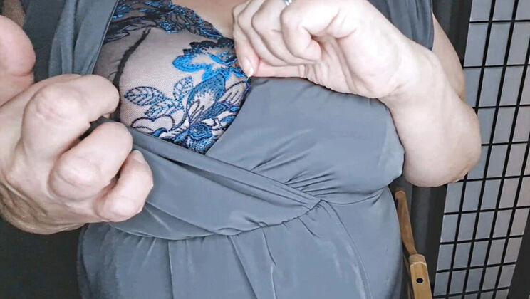 BBW Wife Shows Off Her Big Natural Tits in Sexy Underwear - Amateur Homemade MILF