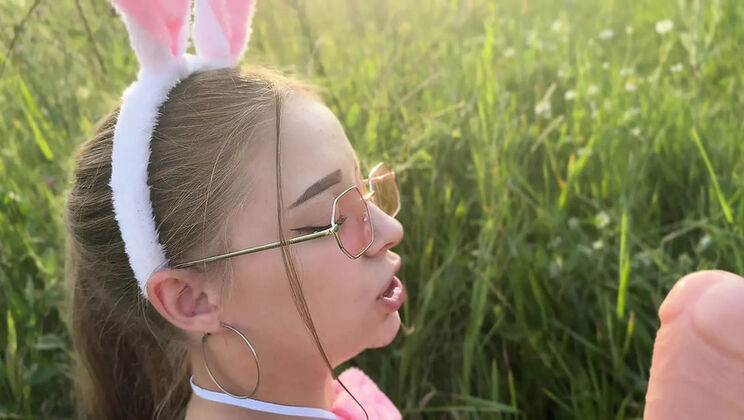 18 Year Old Russian Teen Squirts Hard in Public Solo Masturbation