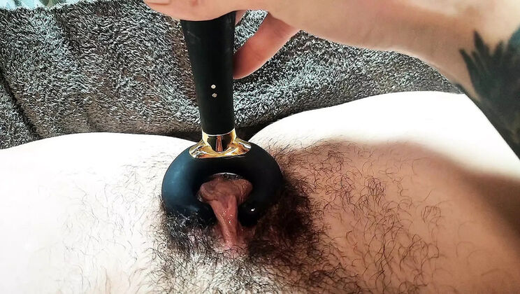 Roy1987 Drives Me Crazy With Big Dildo Orgasm - Hairy Pussy Close-Up & Cumshot