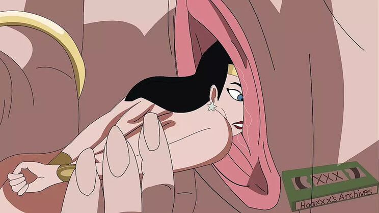 HoaXxx as Wonder Woman & Giganta Lesbian Hentai - Giantess Fuck with Dildo Orgasm