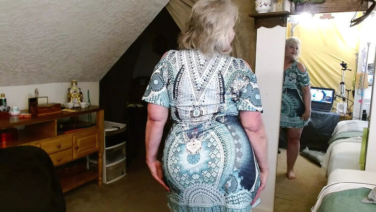 DawnSkye1962 Horny Mature Solo Masturbation with Sweet Panties and Big Natural Tits