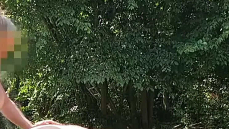 MrsPigHole Outdoor Strapon Fuck - Big Tits Public Anal Sex with PigHole