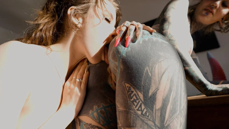 Heavily Tattooed Girls Extreme Anal with Toys and ATM - Anuskatzz, Eden Ivy, Lily Lu