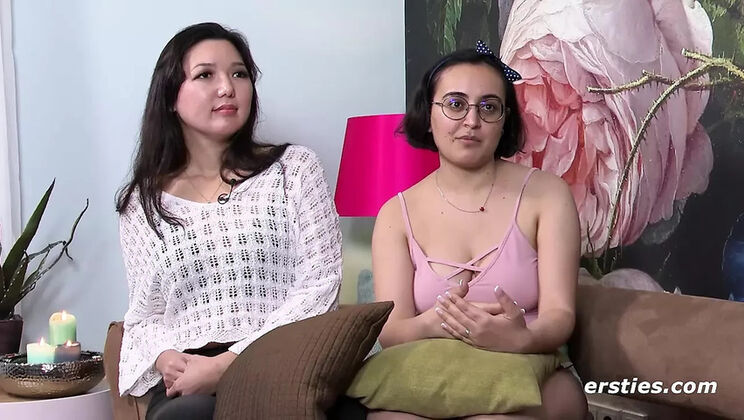 German Amateur Lesbians Toy Play with Big Tits Brunette - Hot HD Pussy Licking and Cumming