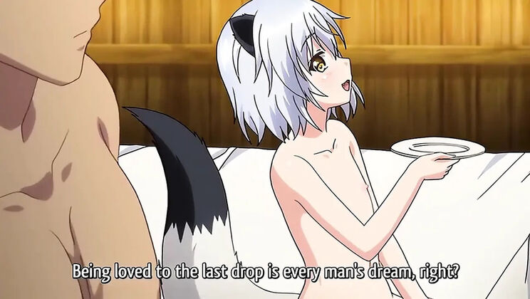 Horny Catgirl Gets Creampie by Hero in Hot Hentai Sex