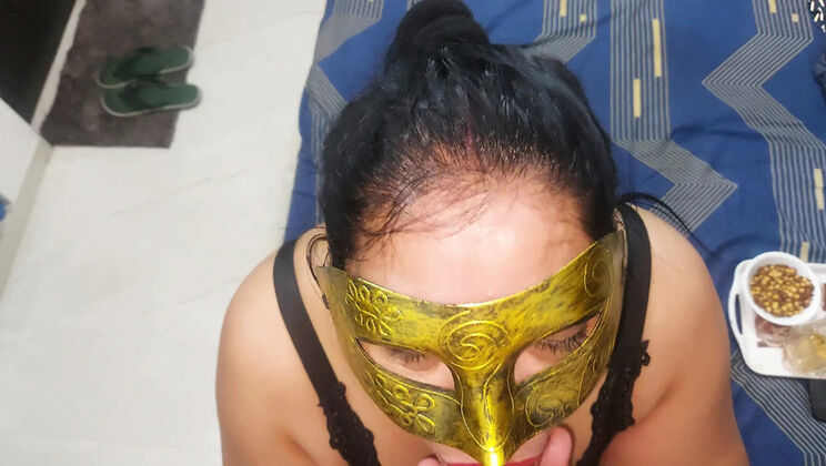 Rough Sex with Sexy Lucy - Cum on Her Big Boobs and Deep Throat Action