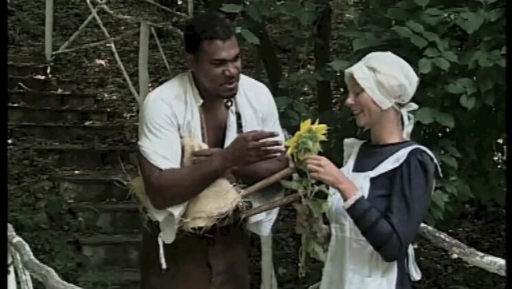 Hana Melonova Doggystyle Anal with BBC in Historical Scene