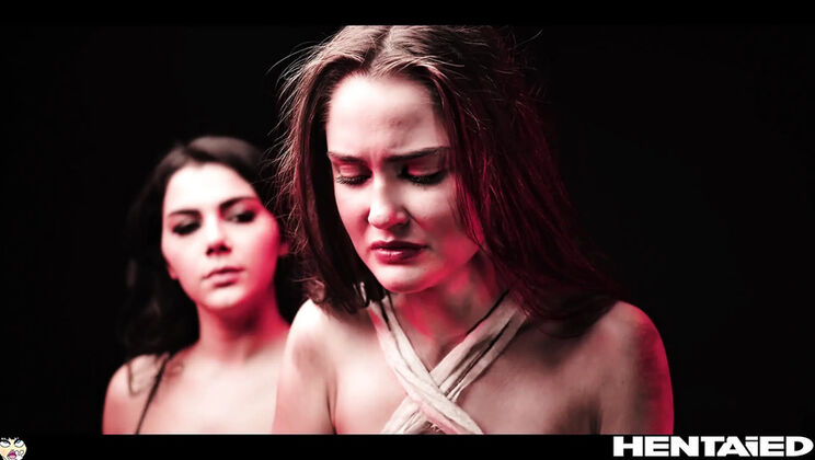 Valentina Nappi & Sonya Blaze Lesbian Fingering - BBW Babe Hogtied & Creamy 4K Porn