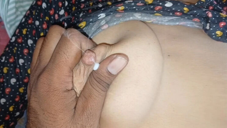 Indian Bhabhi Kimmo Outdoor Sex with Big Natural Boobs and Cum on Tits