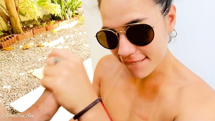 April BigAss Public Hostel Anal Extreme Fuck - Deep Throat & Cum Swallow Gargle