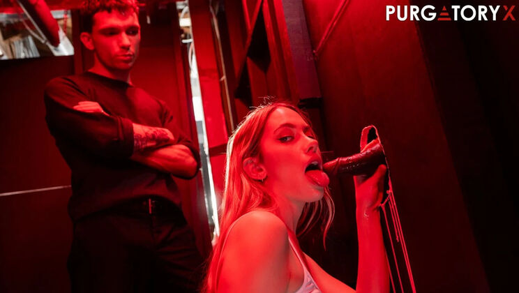 Khloe Kapri Blowjob & Facial - Interracial Cuckold Gloryhole Part 2