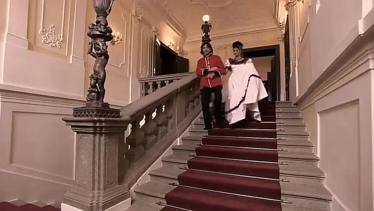 Comtessas Revenge Threesome Blowbang - Vintage MILF Gangbang with Amateur Deepthroat & Hardcore Anal