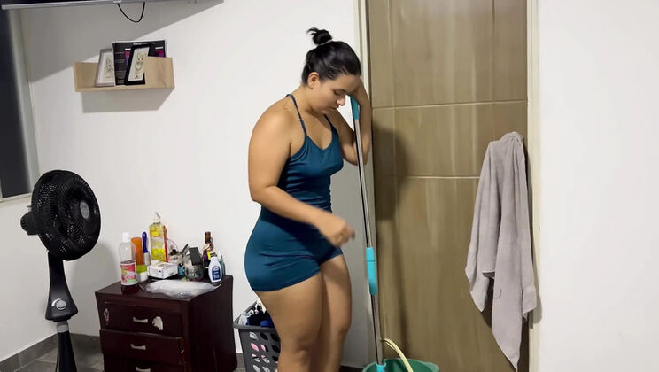 Maid Gets a Raise Then Cleans My Cum - POV Anal with Big Ass Amateur