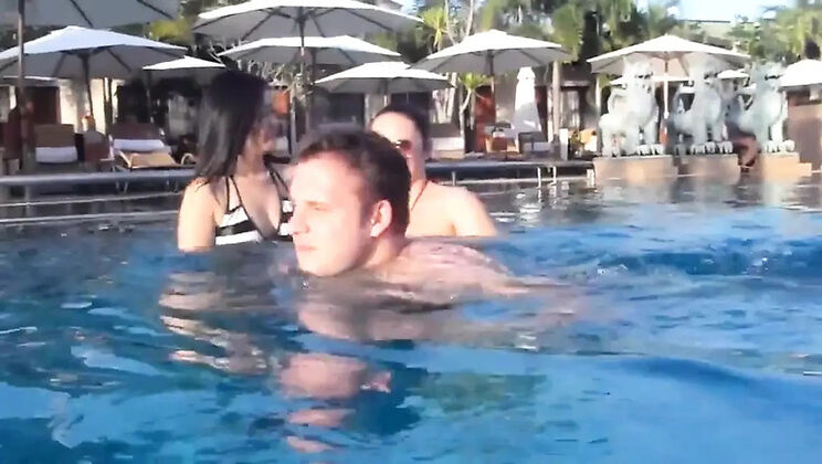 German Student Aneta Huge Natural Tits Threesome & Vibrator Masturbation HD