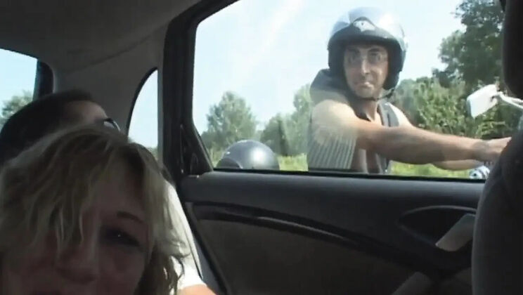 Blonde MILF Gangbang in the Woods - Dirty Outdoor Sex with Pigs