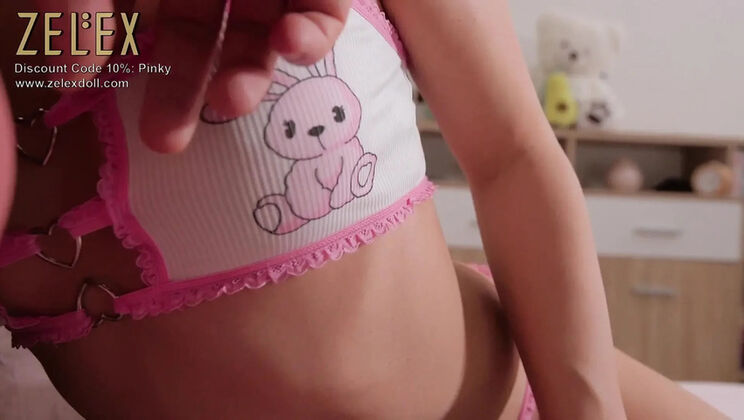 Petite Teen Stepdaughter Surprises Stepdaddy with Realistic Sex Doll - LittlePinky140 POV