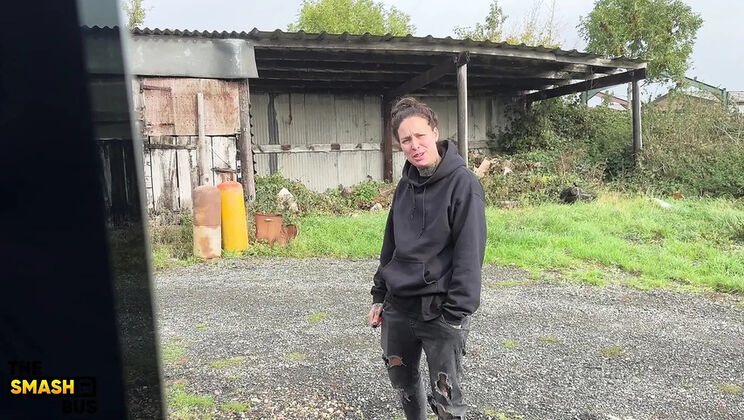 Lesbian Outdoor Bus Sex - Callie Roks & Kourtney Dominate & Squirt in Public Pickup