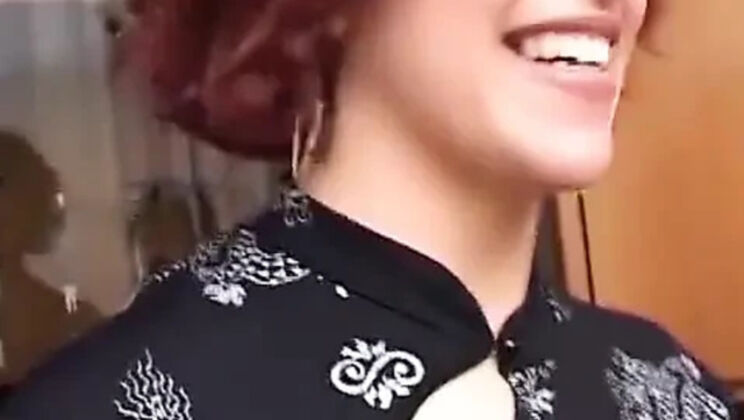 Big Tits MILF Redhead Shows Her Wonderful Tits For Licking