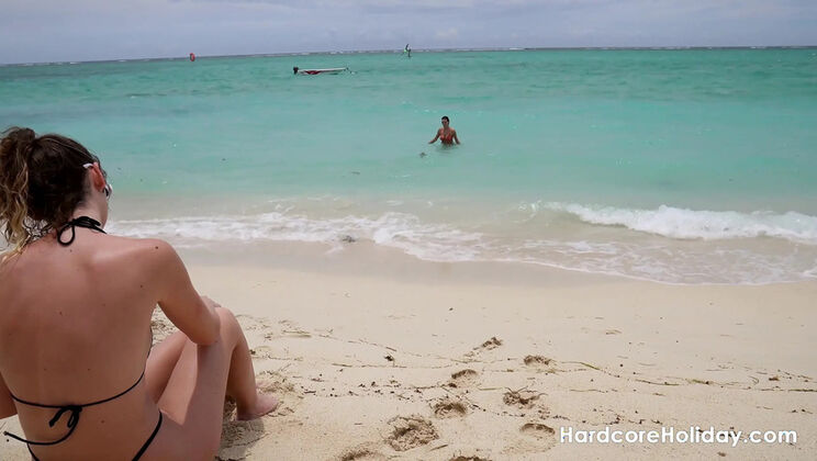 Candice Demellza & Simon Kitty Threesome Fuck - Bikini Babes on Yacht Doggy Style & Cumshot