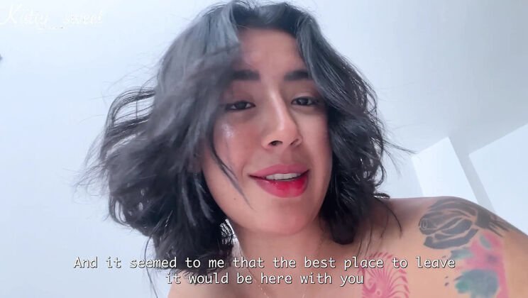 Kitty Sweet Extreme Squirting Orgasm - Huge Tits Latina Solo Fingering & Close Up Pussy