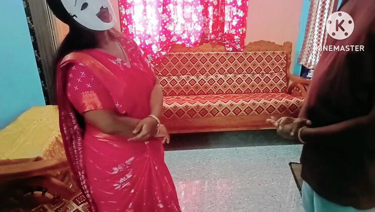 Horny Indian House Owner Fucks New Tenant - Desi Bhabhi Big Natural Tits Blowjob & Pussy Eating