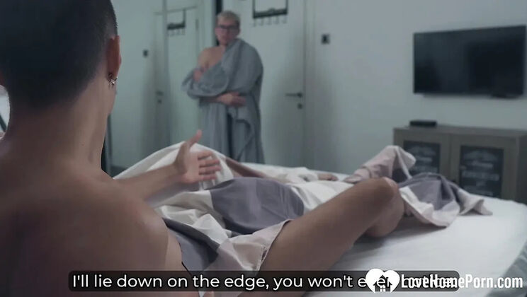 Redhead stepmom rides stepson's stiff cock before bed - Amateur homemade HD