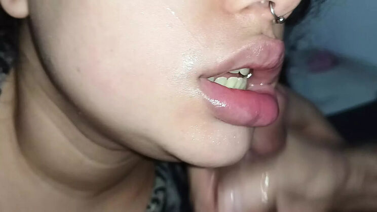 Horny Bitch Handjob Facial - She Smiles With Cum on Her Face - Brazilian POV