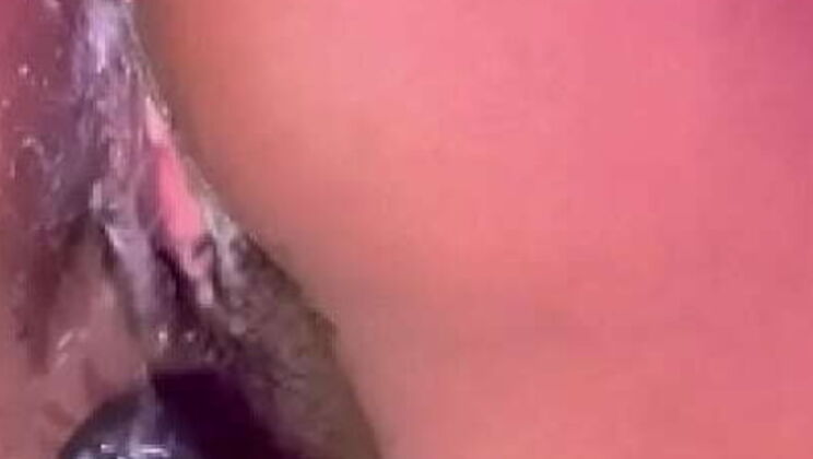 Ebony Jadeenasty1 Riding and Squirting Orgasm - Horny Pussy Fucking