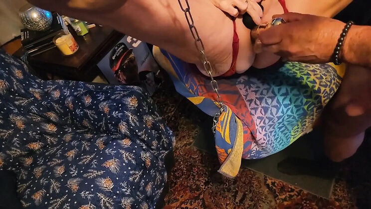 Gussfuss Bondage MILF: Big Natural Tits Tied & Vibrated to Orgasm