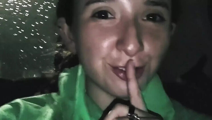 18 Year Old Teen Fingering Her Shaved Pussy to Orgasm in Taxi - Amateur Solo HD Video