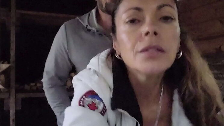 Skinny Wife Angelina Love Doggystyle Fuck Outside With Willie Ropes