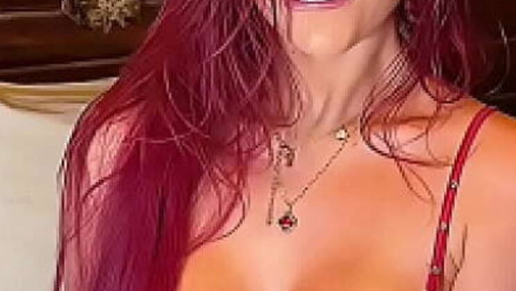 Petite Redhead Atlanta Moreno Solo Masturbation with Dildo and Fingers - Big Tits Skinny Babe Plays with Toys