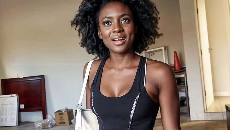 Amateur Ebony Real Estate Agent Rough Hardcore Fuck With Tenant - Homemade Interracial Doggystyle & Deepthroat