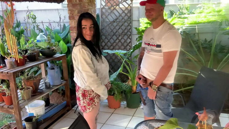 Amateur Outdoor Sex With Stepsis - Mutual Masturbation & Doggystyle Fuck