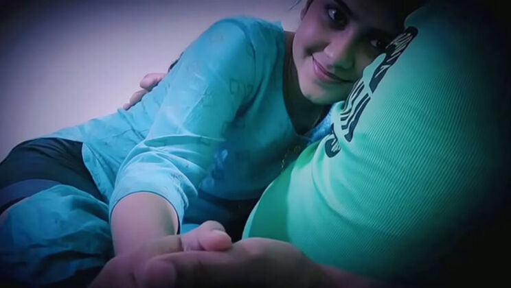 Desi teen schoolgirl in red bra rough fuck with Krish - tight pussy, moaning, huge cumload