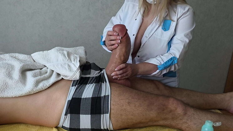 Amateur Blonde Masseuse Handjob Fantasy - Big Natural Tits & Monster Cock