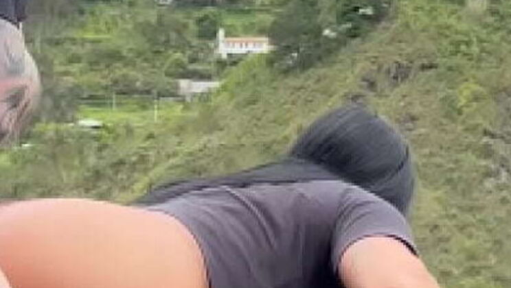 Juliana & Nicolas: Amateur Teen Couple Hard Sex in Public Park - Doggystyle & Blowjob Outside