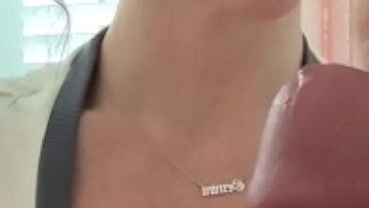 ASMR Handjob with Dirty Talk - Busty Brunette Girlfriend Savvy Star JOI & Giant Dildo