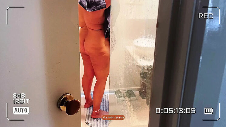 Step Mom Big Ass Shower Show - Caught Step Son Peeping & Seduced Him Nude