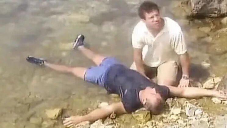 Crazy Wild Beach Sex with Blonde Babe Titus Steel - Outdoor Fuck & Cum in Mouth