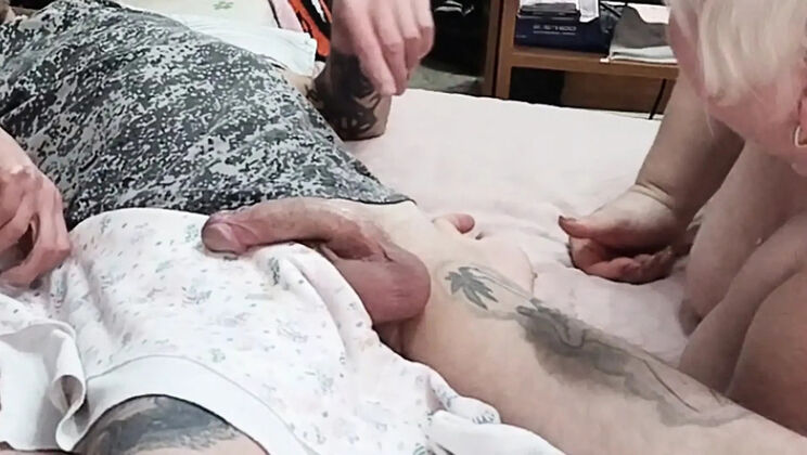 Mommy MILF Step Mom Helps Me Cum With Blowjob & Deep Throat Sucking