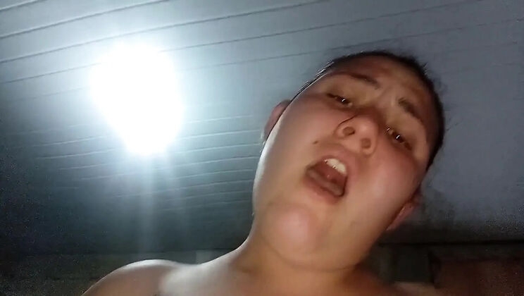 POV Anal Blowjob Cumface with Big Ass Latina BBW