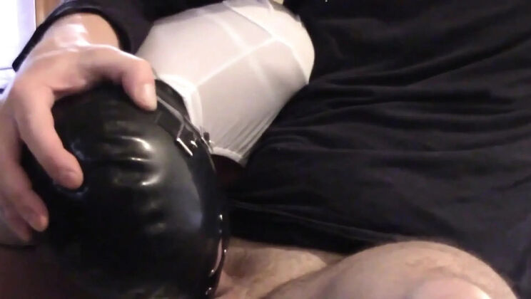 MILF Bound and Gagged Takes Big Dick Throat Fuck and Cum on Face