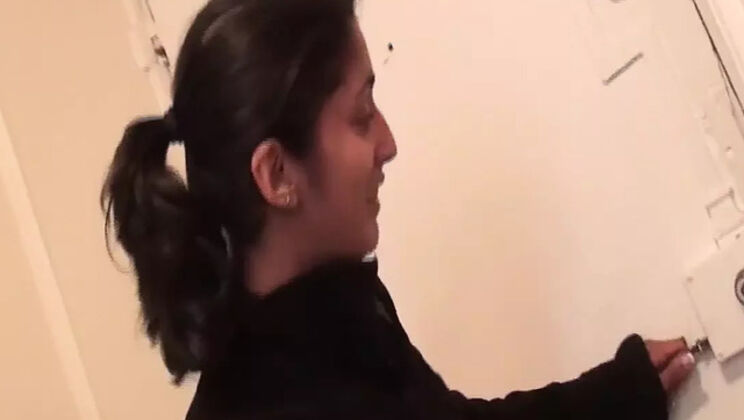 Indiana Fox Gangbang Anal with Double Penetration & Blowjob - Petite Brunette in Stockings