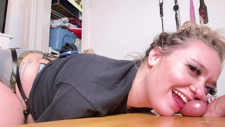 Blonde MILF Smashing Balls - Extreme CBT & Big Ass Femdom Humiliation