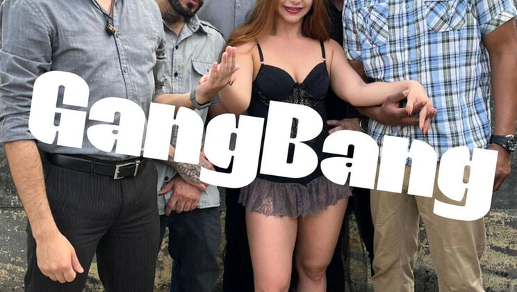 Cintia Lara Gangbang Anal with BBC Double Penetration & Cum in Mouth