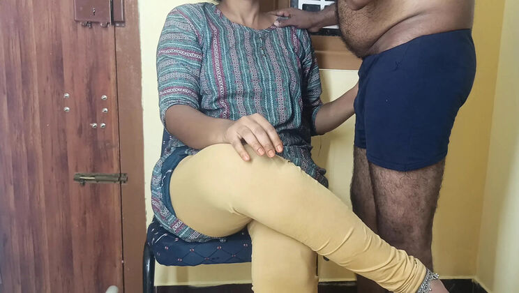 Cheating Indian Wife Hardcore Office Romance with Puffy Nipples - Tamil Aunty 4k