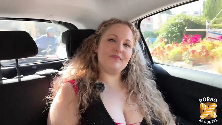 Pretty Blonde Alicieuse Fucked by Two Guys - Big Natural Tits Threesome Casting