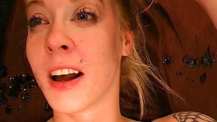 Passionate Blowjob: Hot Brunette Deep Throats Cock with Intense Sucking