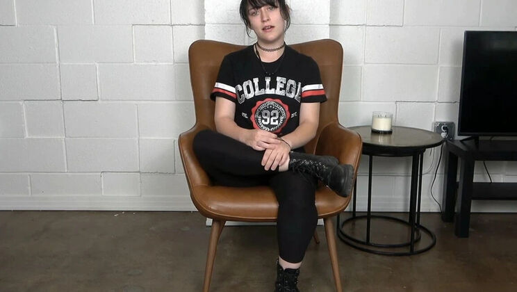 Naive Emo Girl Takes First Anal In Job Interview